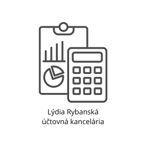 Lýdia Rybanská uctovna kancelaria - minimalisticke logo