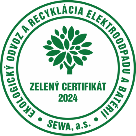 SunSoft ochrana životného prostredia. Zelený certifikát za ekologickú zodpovednosť.