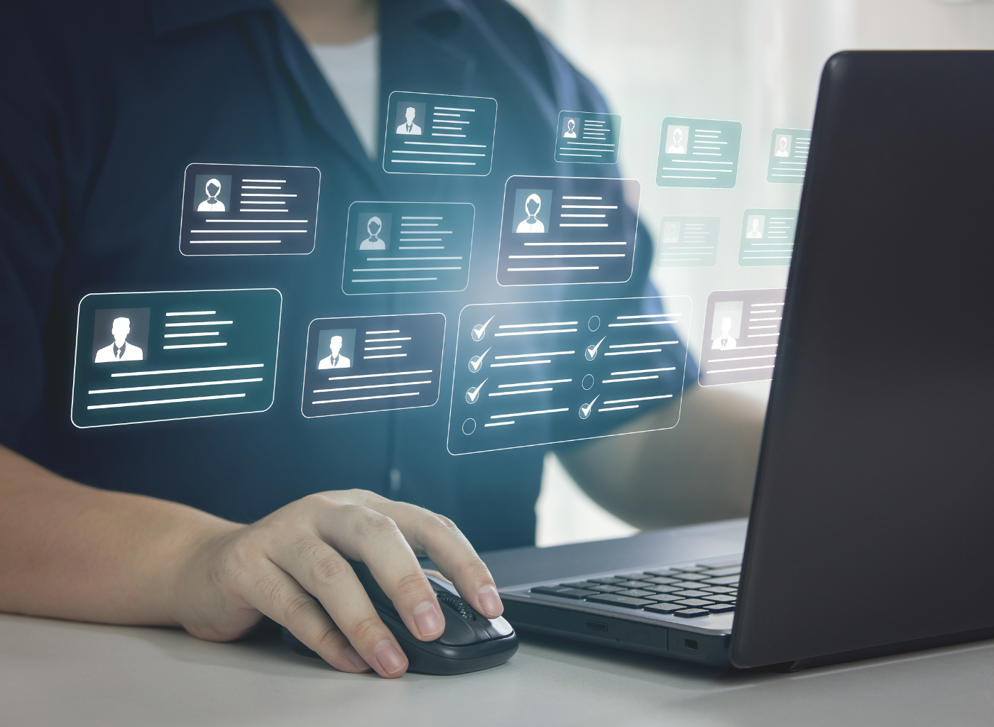 Jednoduché účtovníctvo: Ilustrácia podnikateľa pracujúceho s jednoduchým účtovníctvom v EcoSun